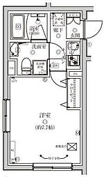 VERXEED STAIR Omori Kita 1DKの間取図画像
