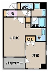 パレステュディオ渋谷ステーションフロント 1DKの間取図画像