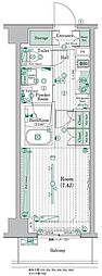 ブライズ高円寺 1Kの間取図画像