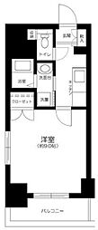 フレールK&Y 1Kの間取図画像