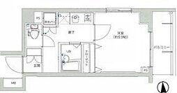 Verona錦糸町2Lusso 1Kの間取図画像