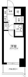 ライオンズプラザ本蓮沼 1Kの間取図画像
