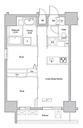 SPコート両国 2LDKの間取図画像
