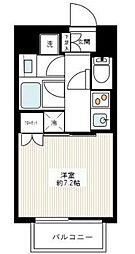 サンウッド錦糸町フラッツ 1Kの間取図画像