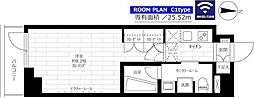 ステージグランデ新中野アジールコート 1Kの間取図画像