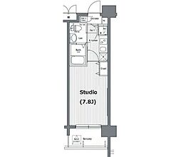 グランド・ガーラ代田橋 1Kの間取図画像