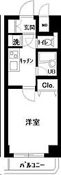 サンテミリオンお茶の水 1Kの間取図画像