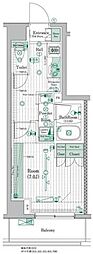 ブライズ高円寺 1Kの間取図画像