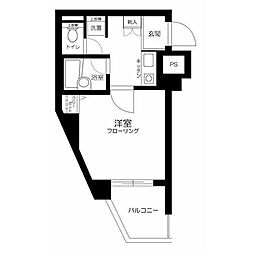 スカイコート文京白山 1Kの間取図画像