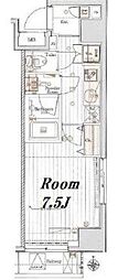 MAKESDESIGN町屋 1Kの間取図画像
