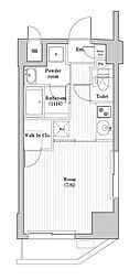 レジデンス北大塚 1Kの間取図画像