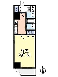 グランヴァン戸越銀座 1Kの間取図画像