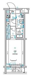 メインステージ富士見台 1Kの間取図画像