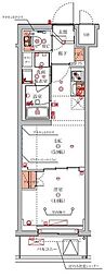 ハーモニーレジデンス東京八広ザ・スプレッド 1DKの間取図画像