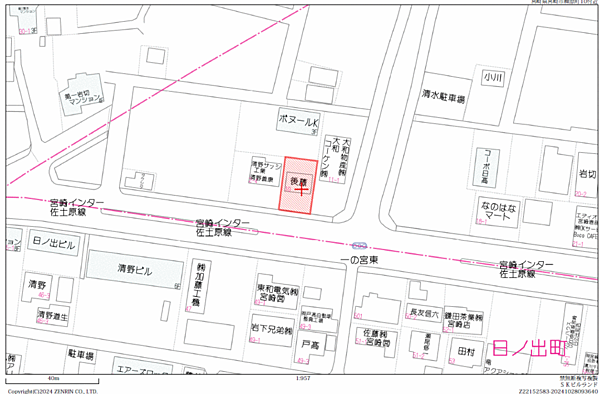 地図を拡大表示