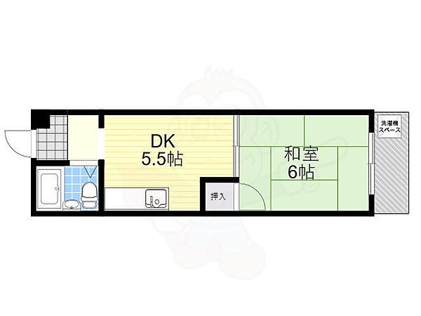 大生マンション舎利寺 ｜大阪府大阪市生野区舎利寺３丁目(賃貸マンション1DK・8階・24.00㎡)の写真 その2