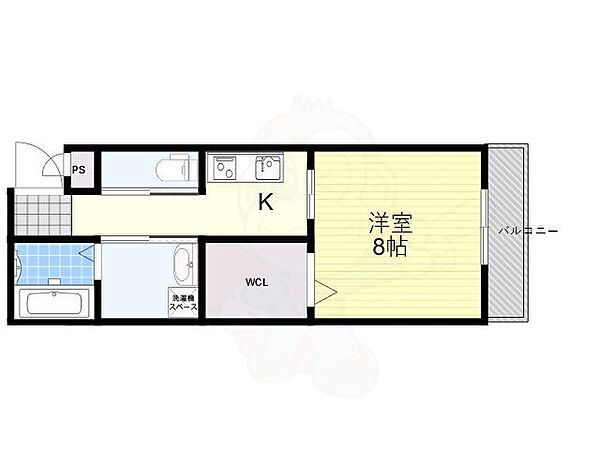 大阪府大阪市東成区神路１丁目(賃貸マンション1K・3階・28.16㎡)の写真 その2