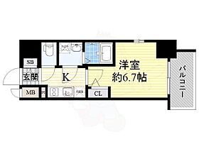 エスリード大阪上本町グリーズ  ｜ 大阪府大阪市天王寺区味原町14番13号（賃貸マンション1K・6階・23.32㎡） その2