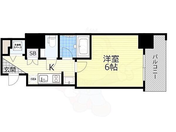 セイワパレス玉造駅上 ｜大阪府大阪市中央区玉造１丁目(賃貸マンション1K・4階・21.78㎡)の写真 その2