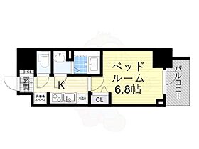 大阪府大阪市東成区玉津３丁目（賃貸マンション1K・11階・23.85㎡） その2