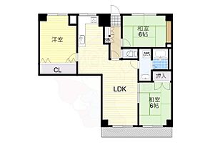 大阪府大阪市生野区巽南３丁目（賃貸マンション3LDK・1階・76.04㎡） その2