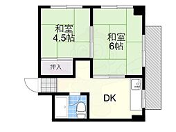 間取図画像 2DK