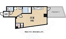 アウラ ワンルームの間取図画像