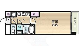 メゾン・ド・ヴィレ深江 1Kの間取図画像