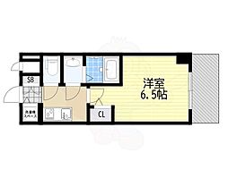 S-RESIDENCE布施aventra 1Kの間取図画像