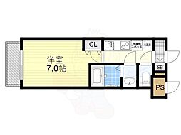 LIVIAZOSAKAVerite 1Kの間取図画像