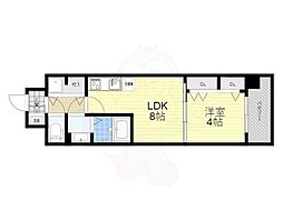 GioiaLuna 1LDKの間取図画像