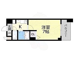 PHOENIX日本橋高津 1Kの間取図画像