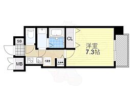 S-レジデンス緑橋駅前 1Kの間取図画像