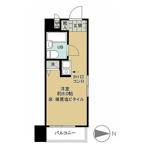 ライオンズマンション三鷹第８ 304｜東京都三鷹市下連雀３丁目(賃貸マンション1R・3階・17.50㎡)の写真 その2