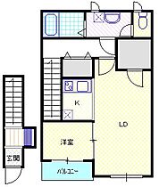 新潟県新発田市本町２丁目（賃貸アパート1LDK・2階・43.78㎡） その2