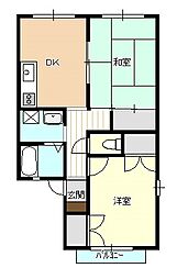 間取図画像 2DK