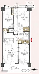 間取図画像 3LDK