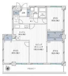 間取図画像 3LDK
