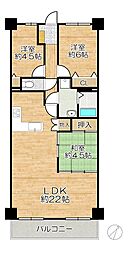 間取図画像 3LDK