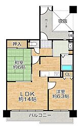 グレーシィ須磨アルテピア2番街 2LDKの間取図画像