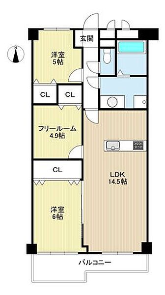 間取りを拡大表示