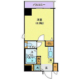 シンシアFOUR-D幡ヶ谷 1Kの間取図画像
