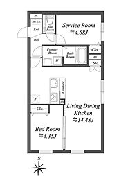 間取図画像 1SLDK