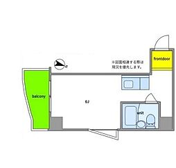 東急田園都市線 池尻大橋駅 徒歩9分の賃貸マンション 4階ワンルームの間取り