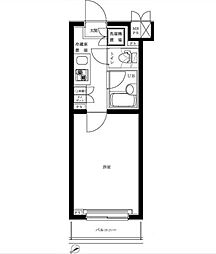 京急本線 雑色駅 徒歩7分の賃貸マンション 4階1Kの間取り
