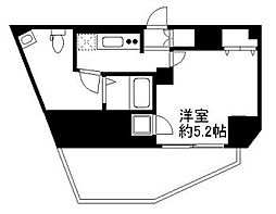 ジェノヴィア渋谷笹塚スカイガーデン 1Kの間取図画像