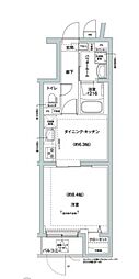 RELUXIA方南町II 1DKの間取図画像