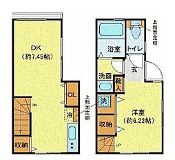 FARE下北沢 1DKの間取図画像