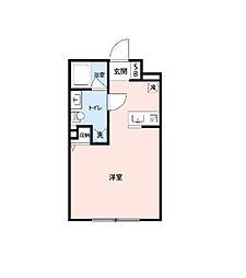 世田谷区代田5丁目マンション ワンルームの間取図画像