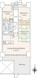 ライオンズガーデン稲毛園生町 3LDKの間取図画像